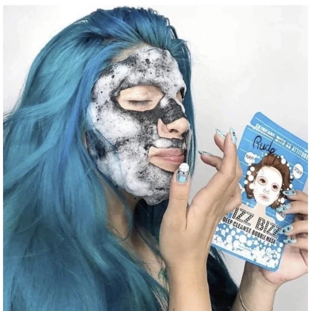 Rude Cosmetics Fizz Bizz Deep Cleanse‎ Bubble Mask - Picture 3 of 4